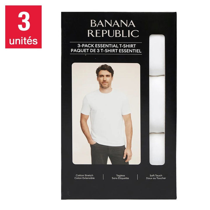 Banana Republic - Crew Neck T-Shirt, Pack of 3