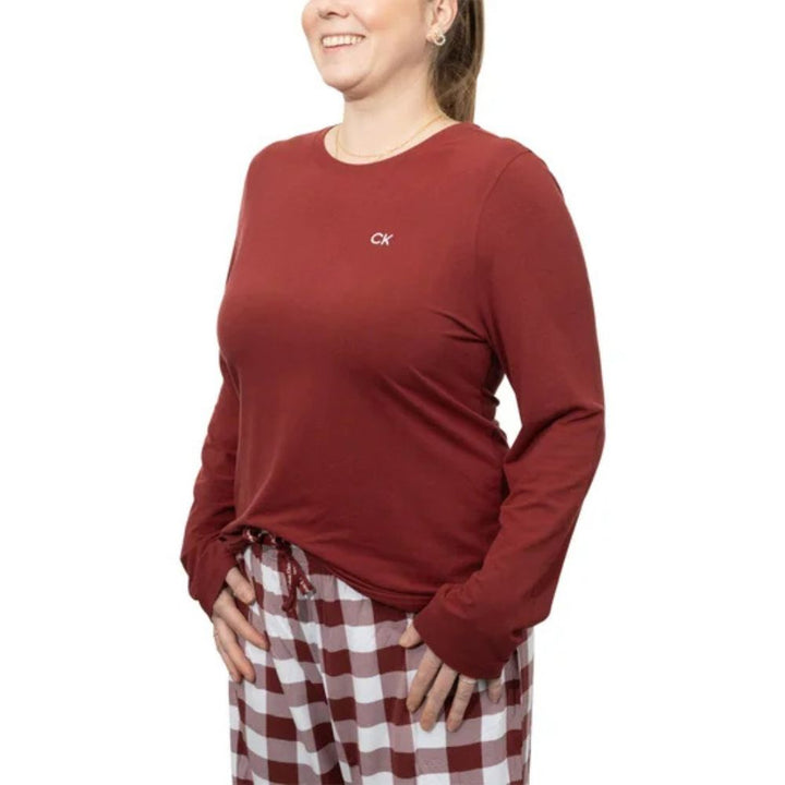 Calvin Klein - Ensemble pyjama à manches longues doux sommeil