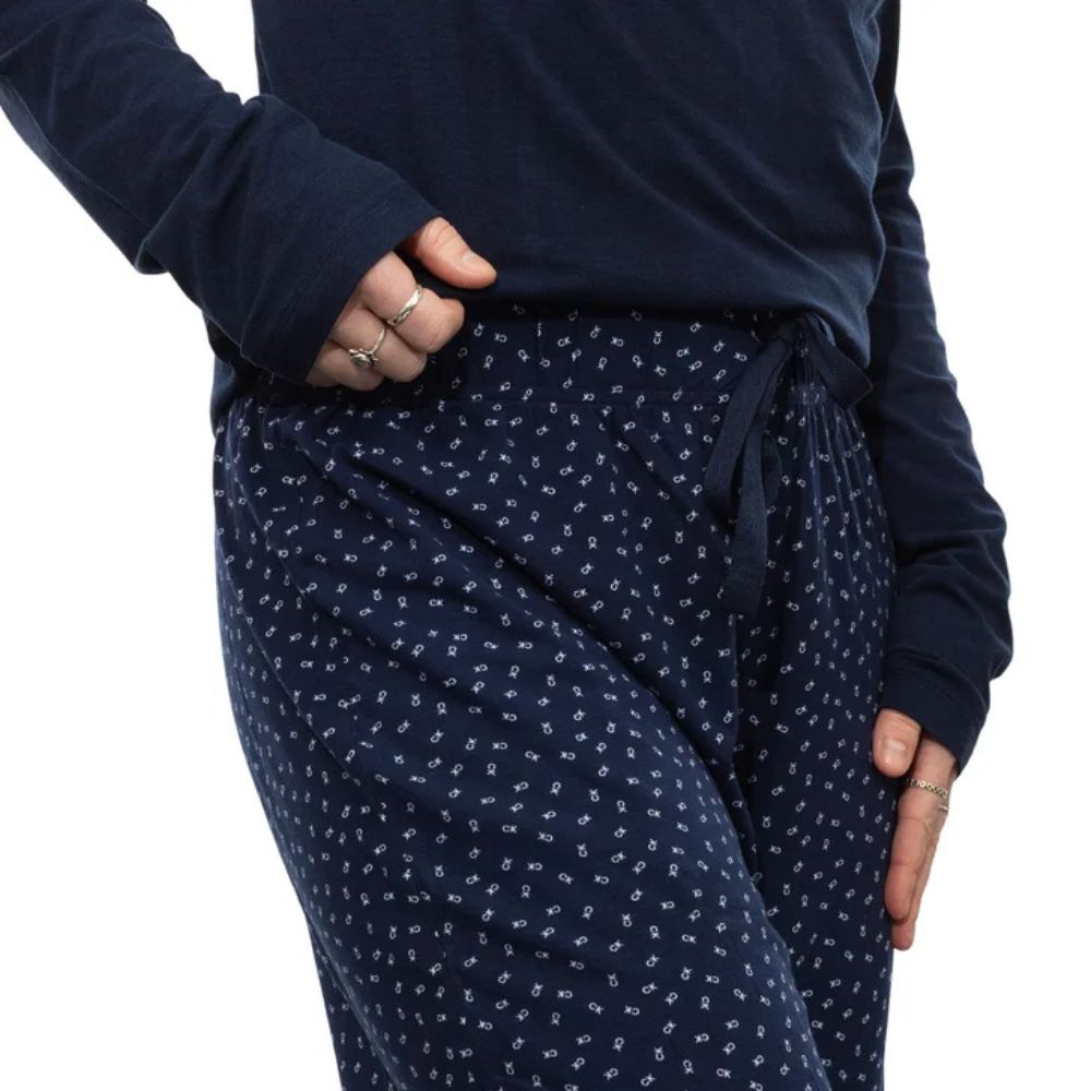 Calvin Klein - Ensemble pyjama à manches longues doux sommeil