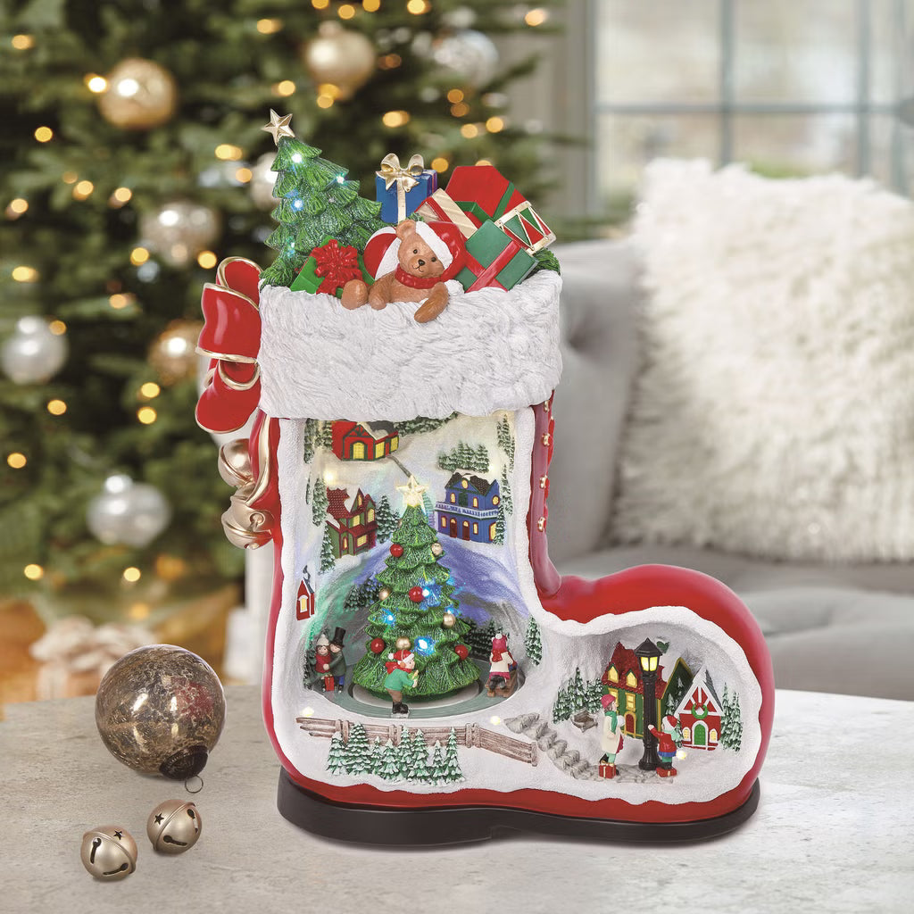 Santa Claus Boot with Music 44.2 cm (17.4 in)