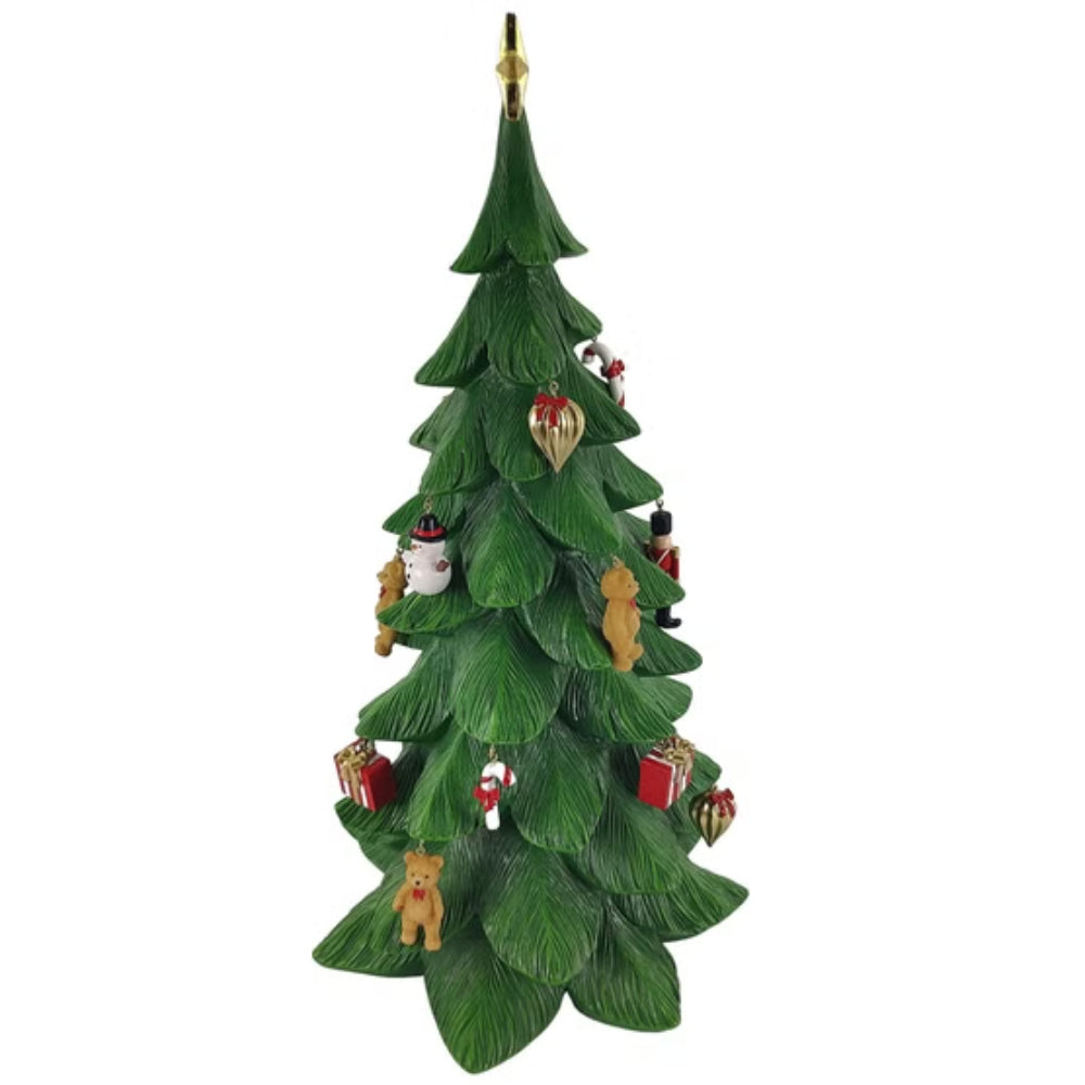 Christmas tree with hanging ornaments 50.6 cm (19.9 in)