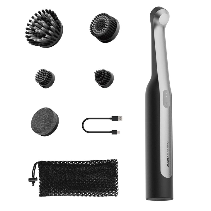 HOTO - Rechargeable rotating electric cleaning brush