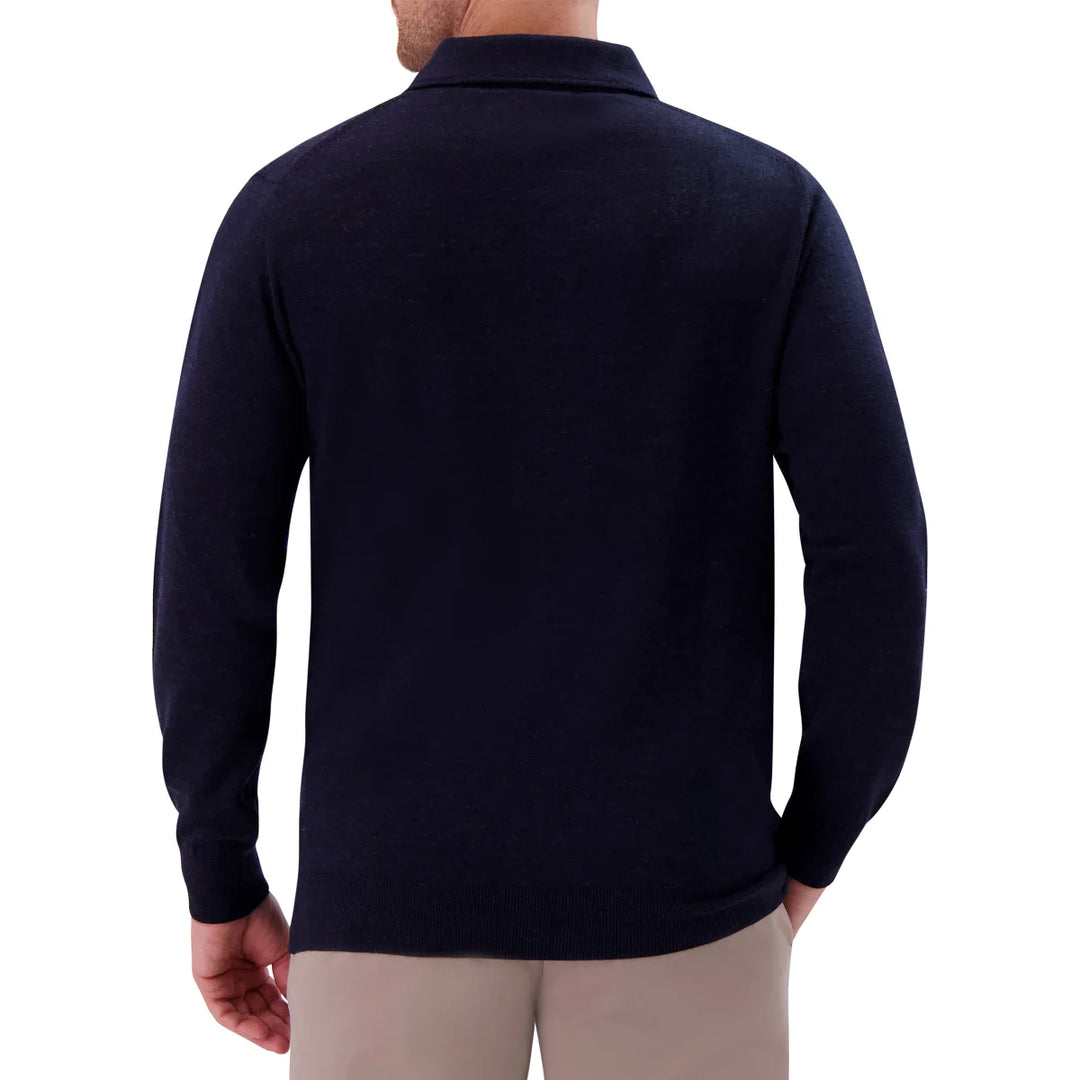 Modern English - Long Sleeve Merino Wool Polo