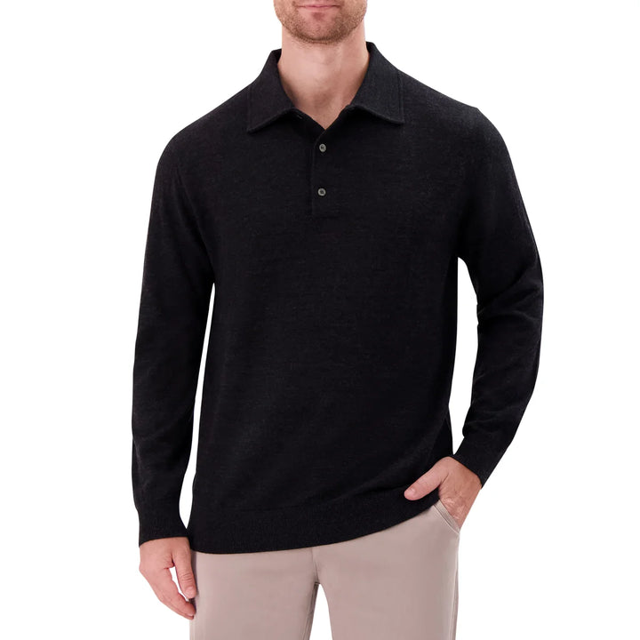 Modern English - Long Sleeve Merino Wool Polo