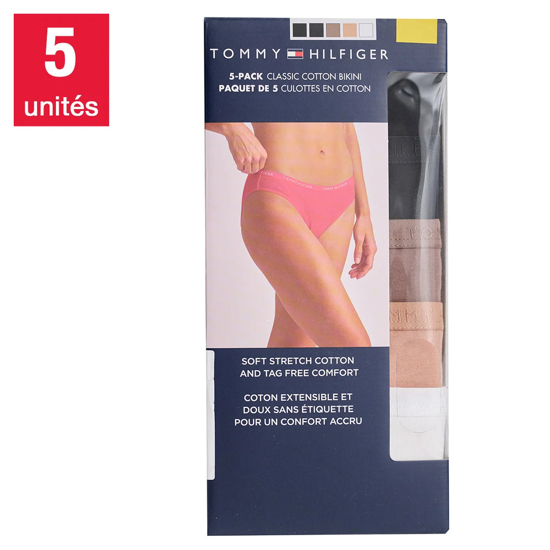 Tommy Hilfiger - Cotton Bikini Panties, Pack of 5