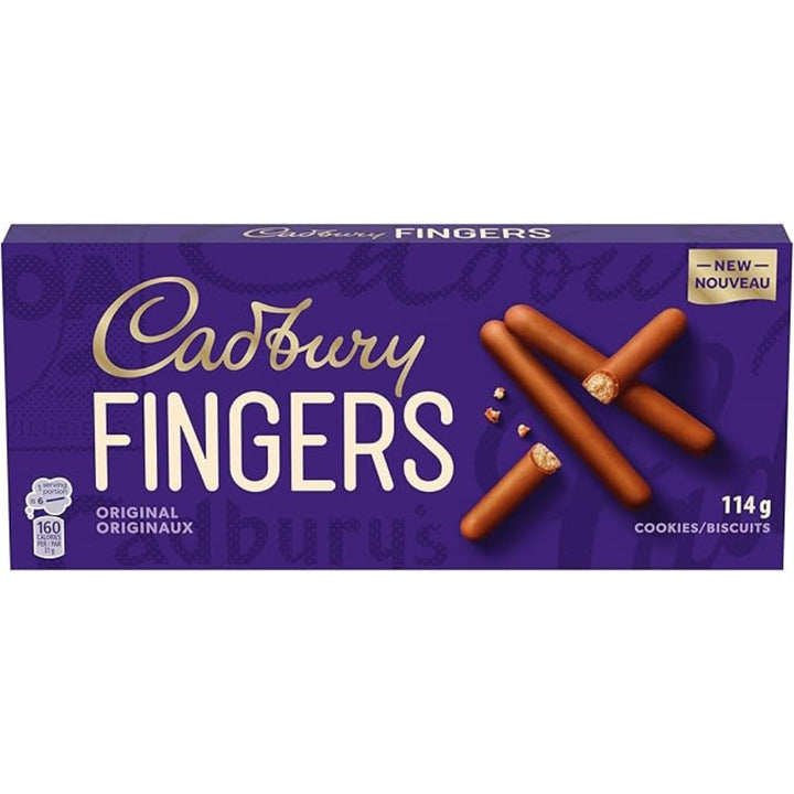 Cadbury Fingers - Chocolate biscuits, 114 g