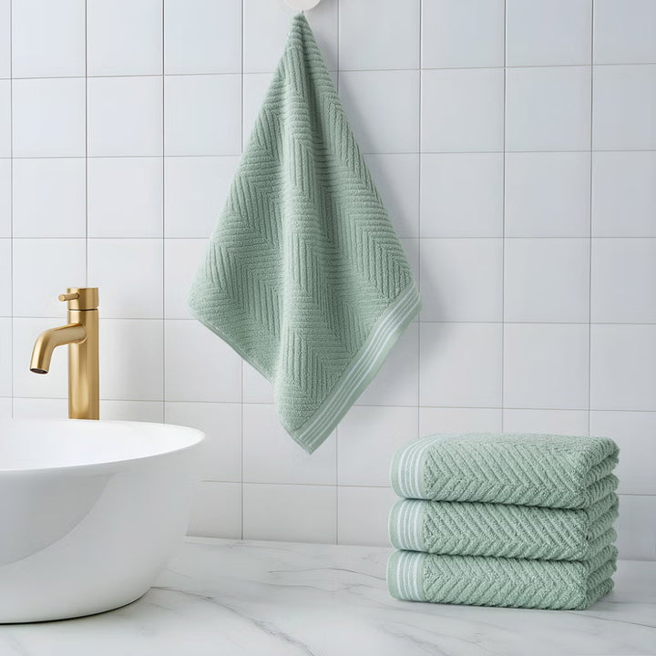 Caro Home - Serviettes à main, 4 pièces
