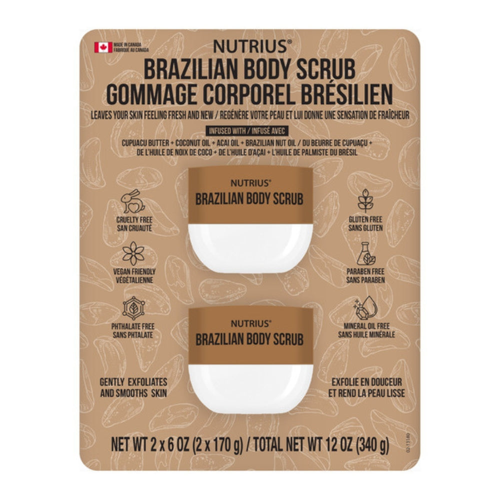 Nutrius - Gommage corporel, 2 x 170 g
