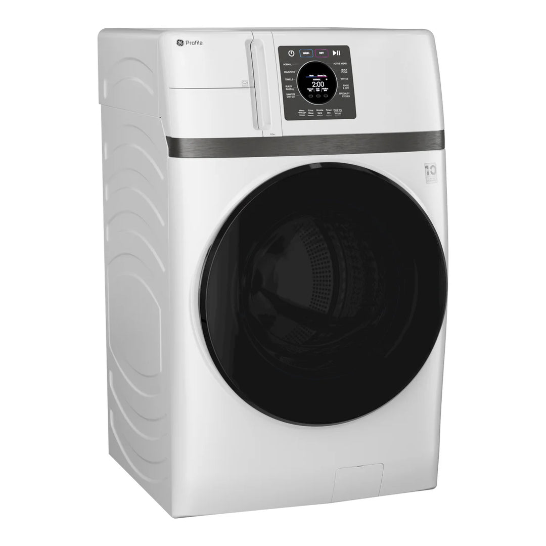 GE - 28 in 5.3 cu ft Front Load All-in-One Washer Dryer Set