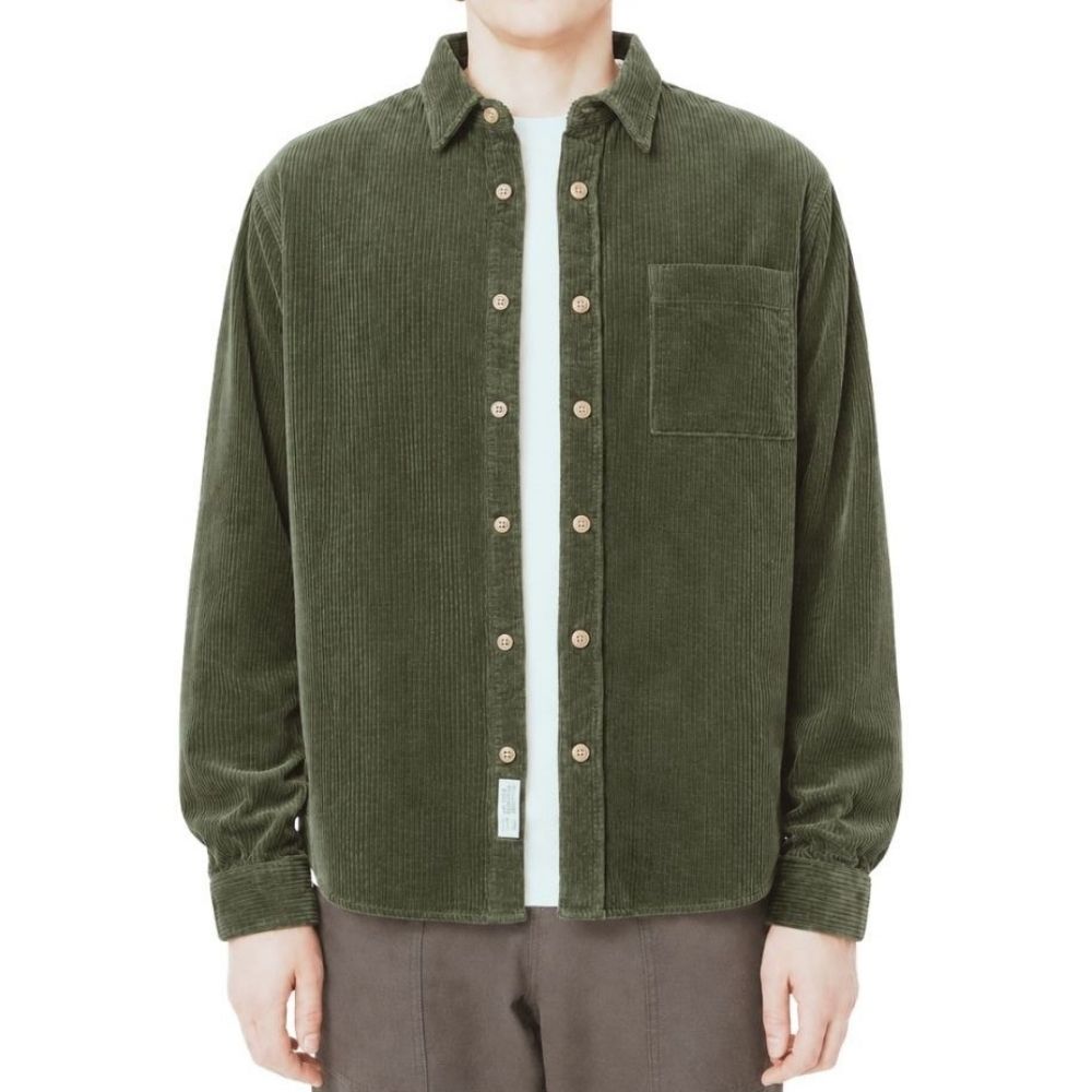 Frank And Oak - Chemise en velours côtelé