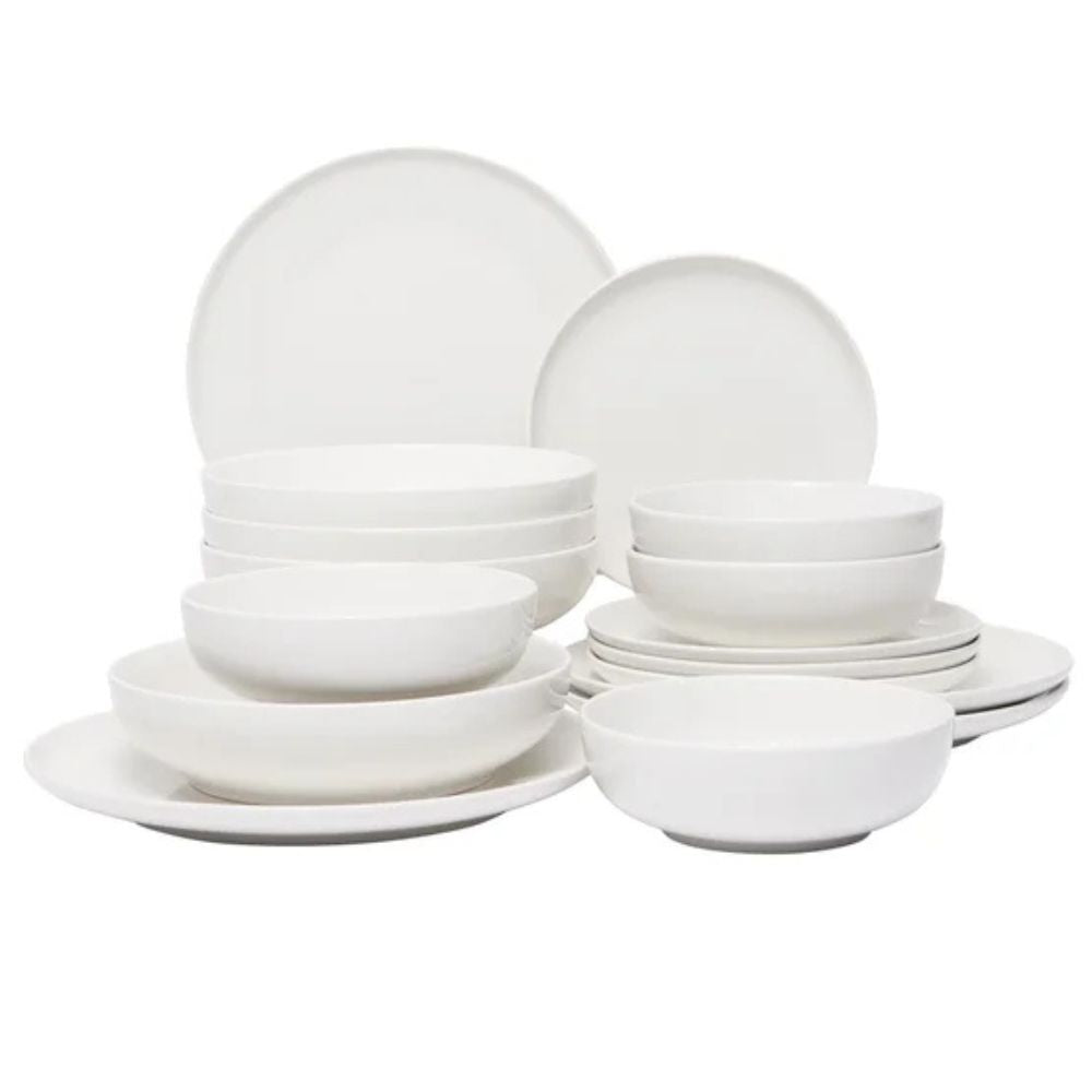 Home Inspiration - Porcelain Dinnerware Set, 16-Piece