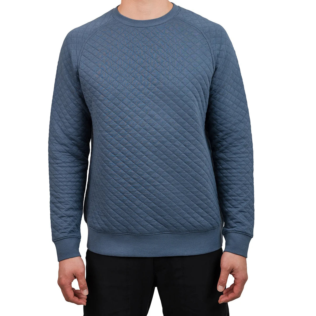 Cloudveil - Quilted Crew Neck Sweater