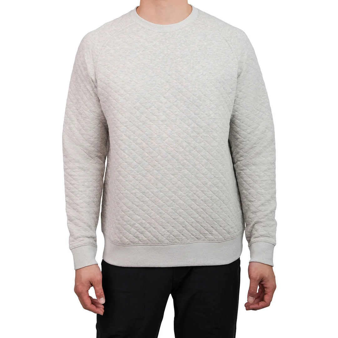 Cloudveil - Quilted Crew Neck Sweater