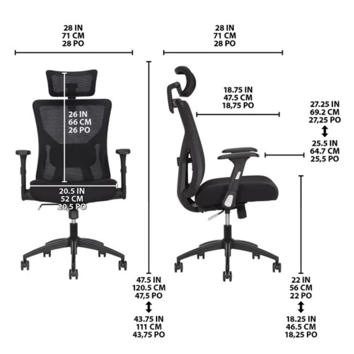 TrueWellness - Mesh office chair