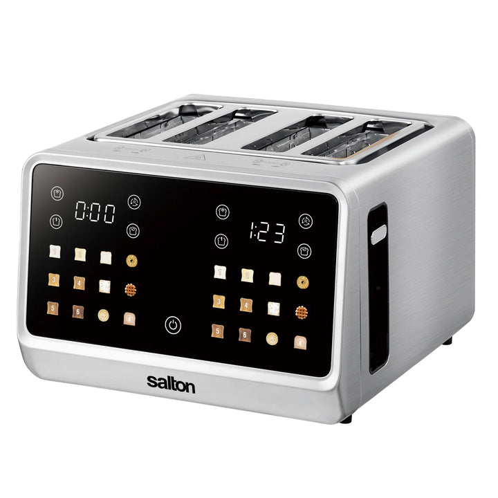 Salton - Grille-pain à écran tactile 4 tranches