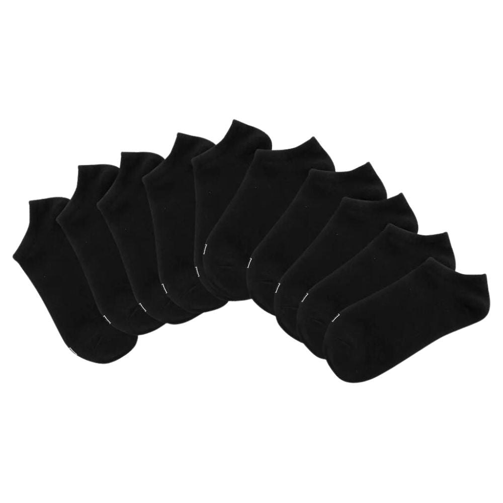 K.Bell - Chaussettes à base invisible, paquet de 10 paires pour femmes