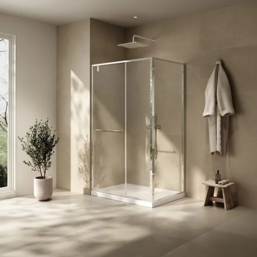 OVE Decors - Tobias Corner Shower with Base