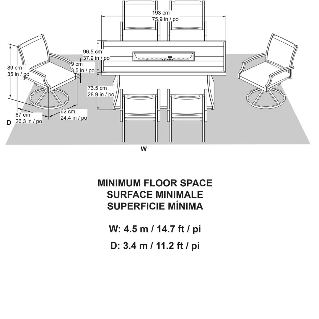 OVE Decors - Bonavista Dining Set, 7 Pieces