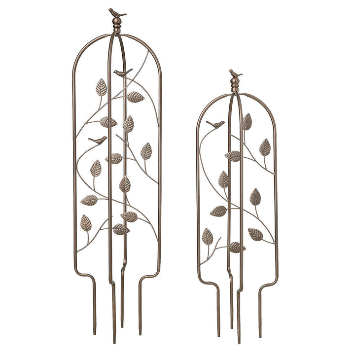 Mullally - Treillis de jardin en fer, paquet de 2