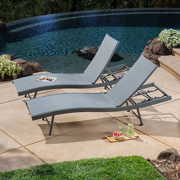 SunVilla - Chaise longue commercial Sling Wave