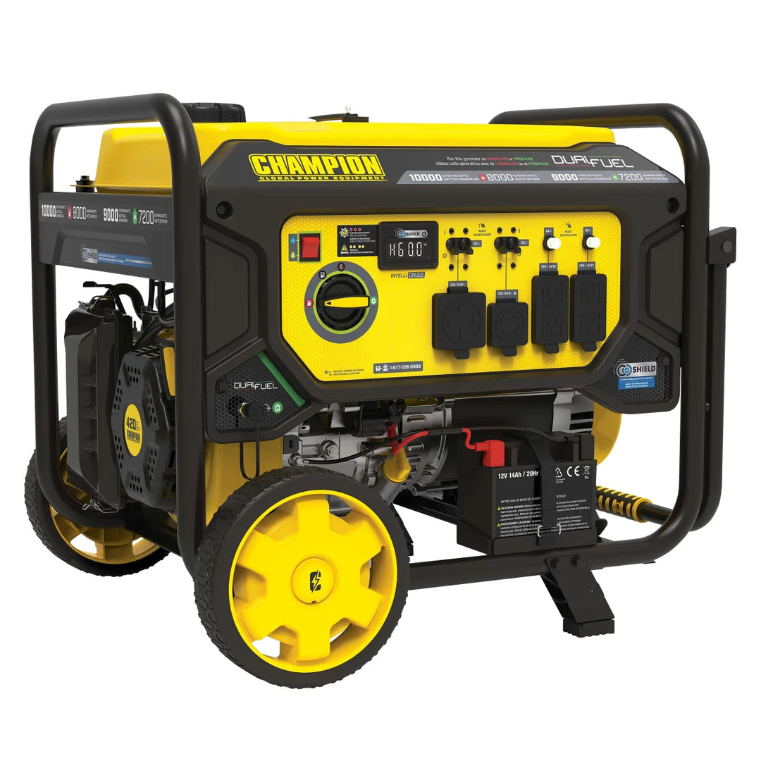 Champion - Générateur bicarburant 8 000 W en fonctionnement / 10 000 W