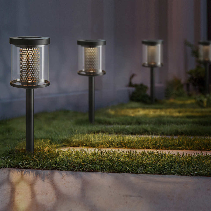 GTX - Luminaires solaires de parterre à DEL Lot de 5