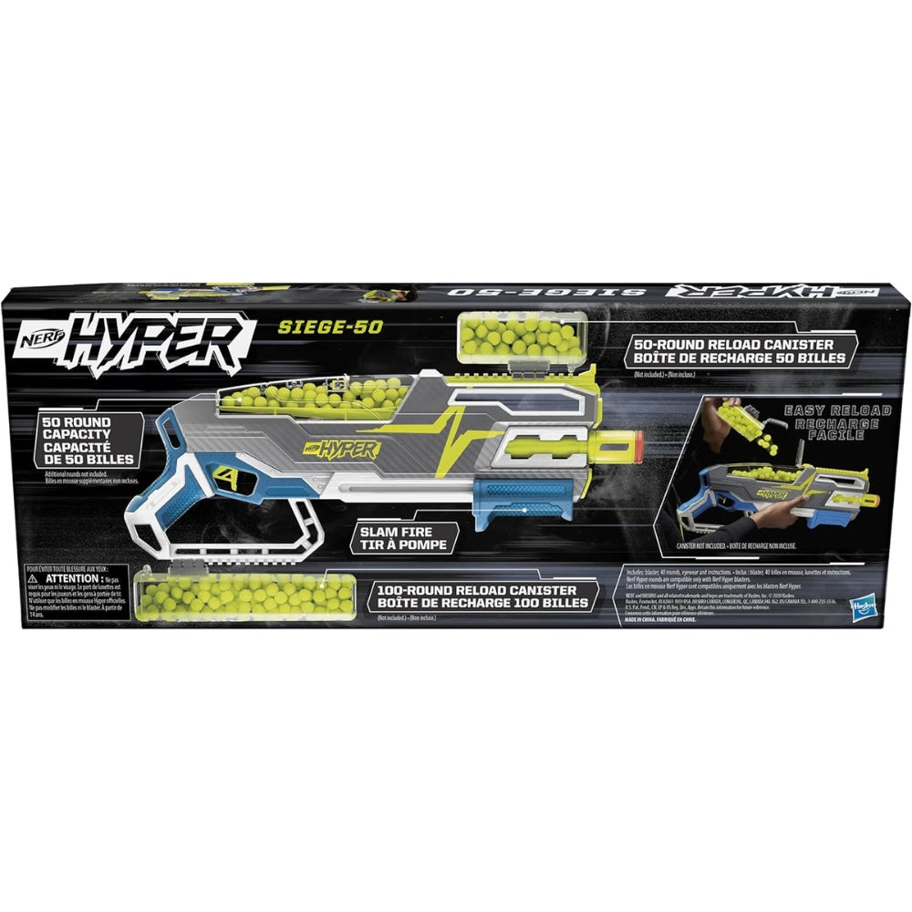 Hasbro - Nerf Hyper Siege-50 Pump Blaster