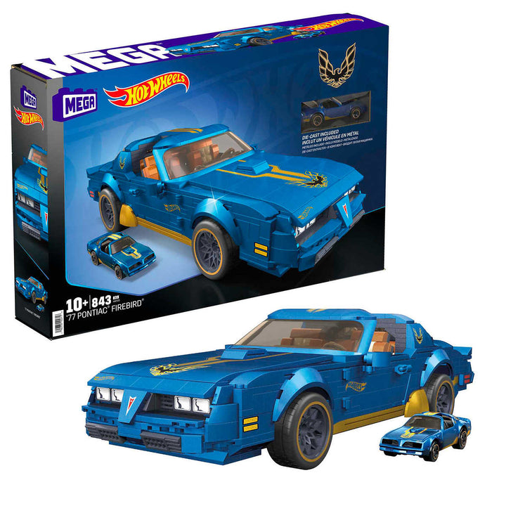 Hot Wheels - Coffret de construction Pontiac Firebird 1977 - MEGA