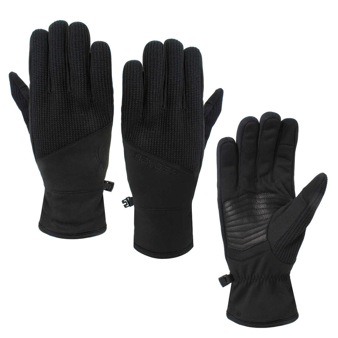 Spyder Core Conduct Leather Palm Gloves