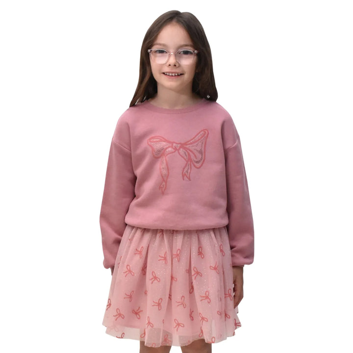Happy Kids - Crew neck sweater and skirt