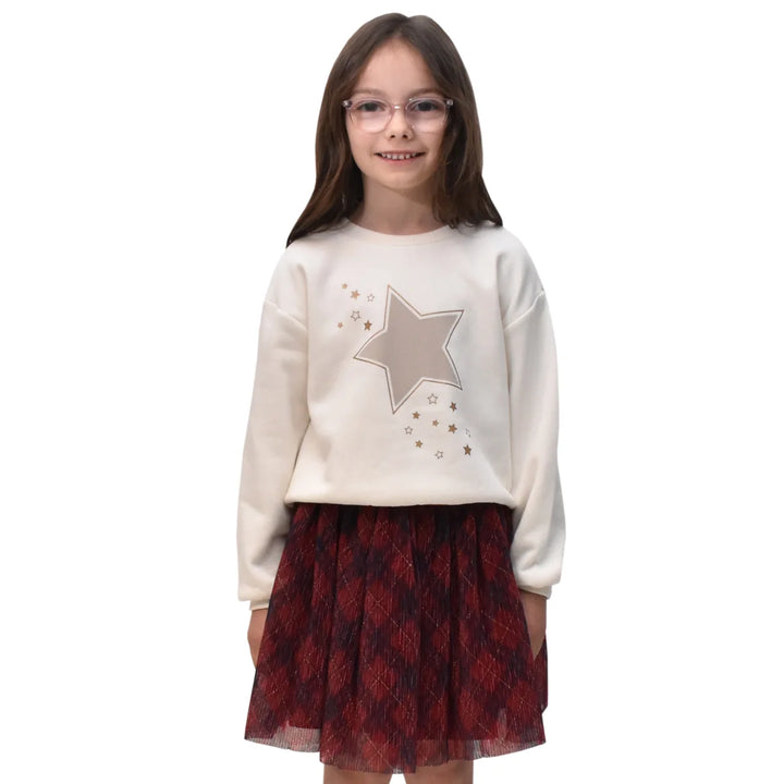 Happy Kids - Crew neck sweater and skirt