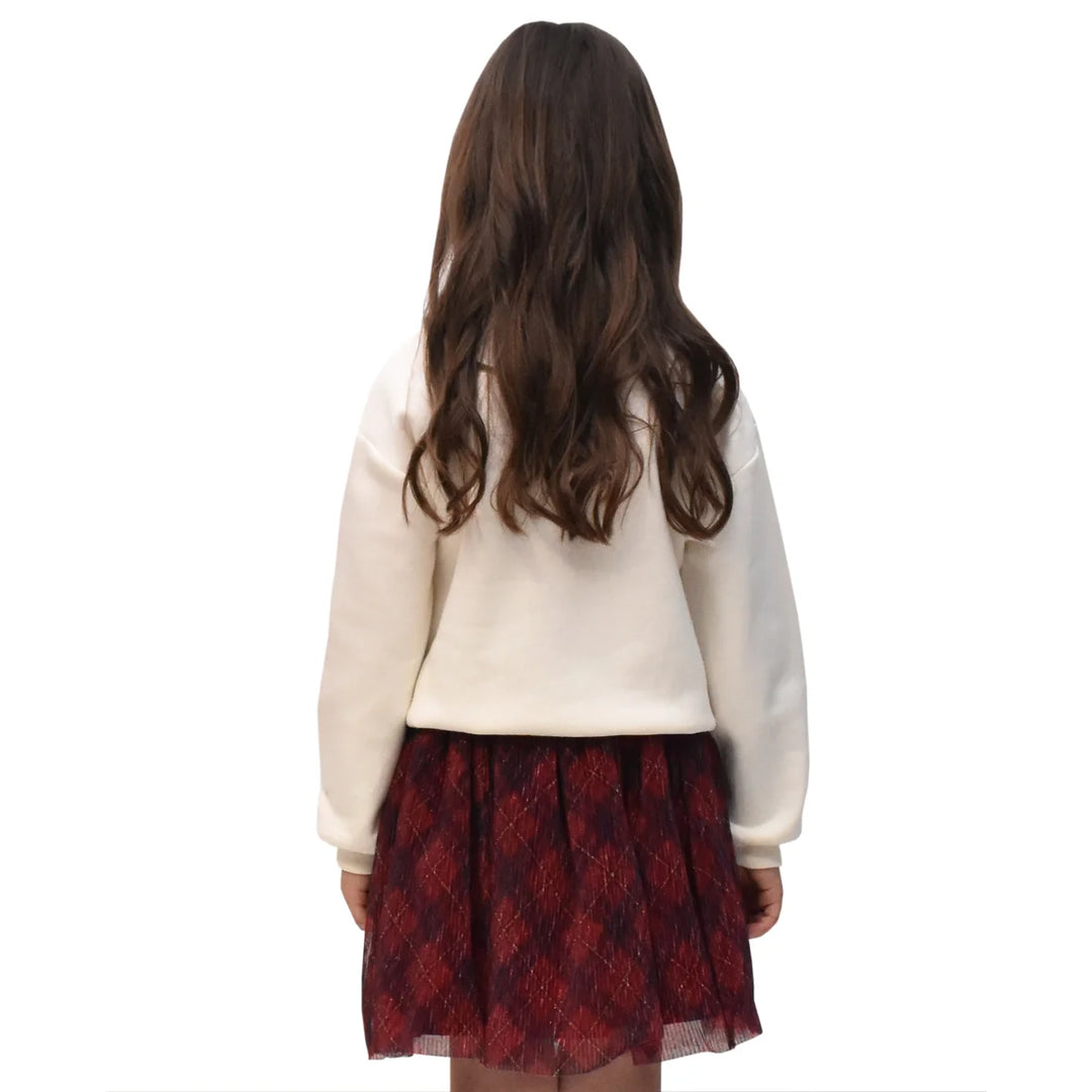 Happy Kids - Crew neck sweater and skirt