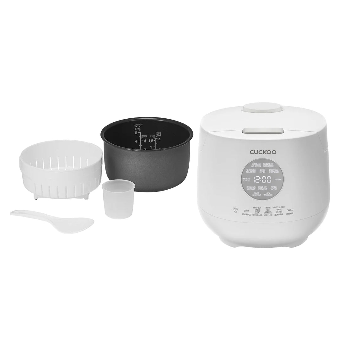 Cuckoo - Multifunctional Rice Cooker and Warmer, 6 Cups