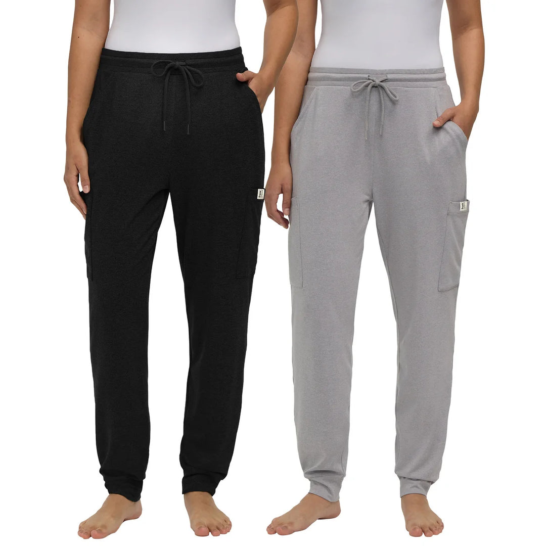 Frank and Oak - Pantalons de détente cargos, paquet de 2
