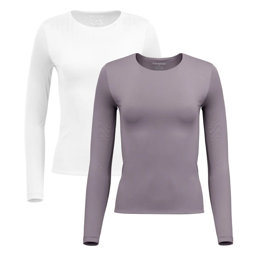 Frank And Oak – Fitted long-sleeve shirt, pack of 2