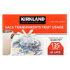 Kirkland Signature - Clear Bags, Pack of 60