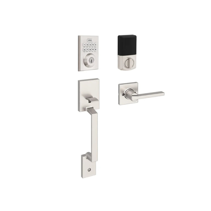 Weiser - Ensemble de serrure et poignée de porte d'entrée électrique