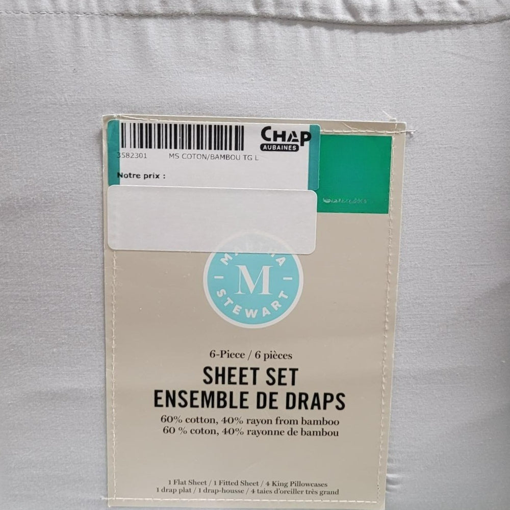 Martha Stewart 6-Piece Sheet Set