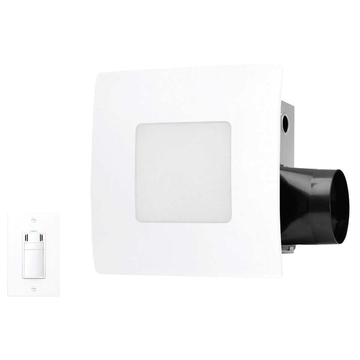 Dewstop - Ventilateur d'extraction de salle de bain, DEL, 80-110 CFM