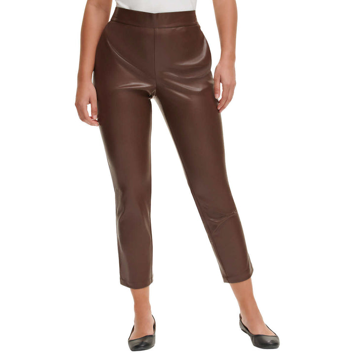 DKNY - Faux Leather Pants