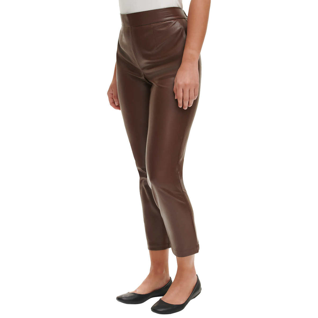 DKNY - Faux Leather Pants