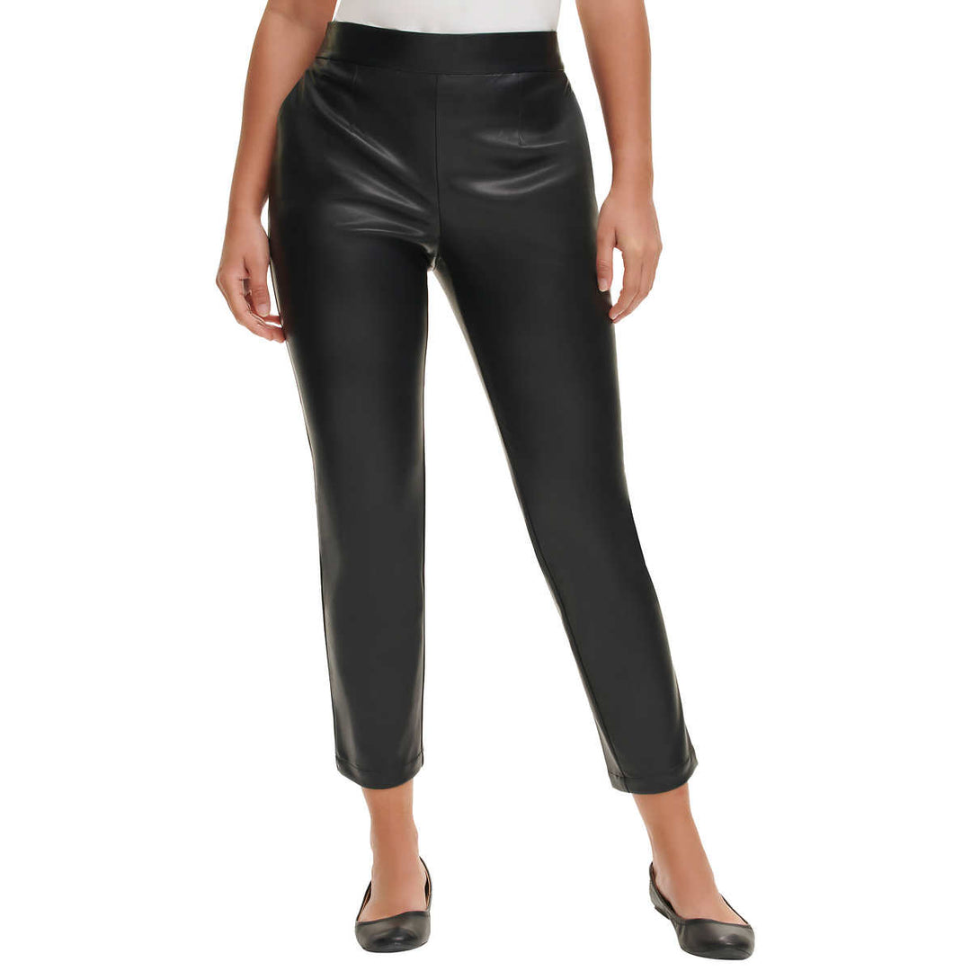 DKNY - Faux Leather Pants