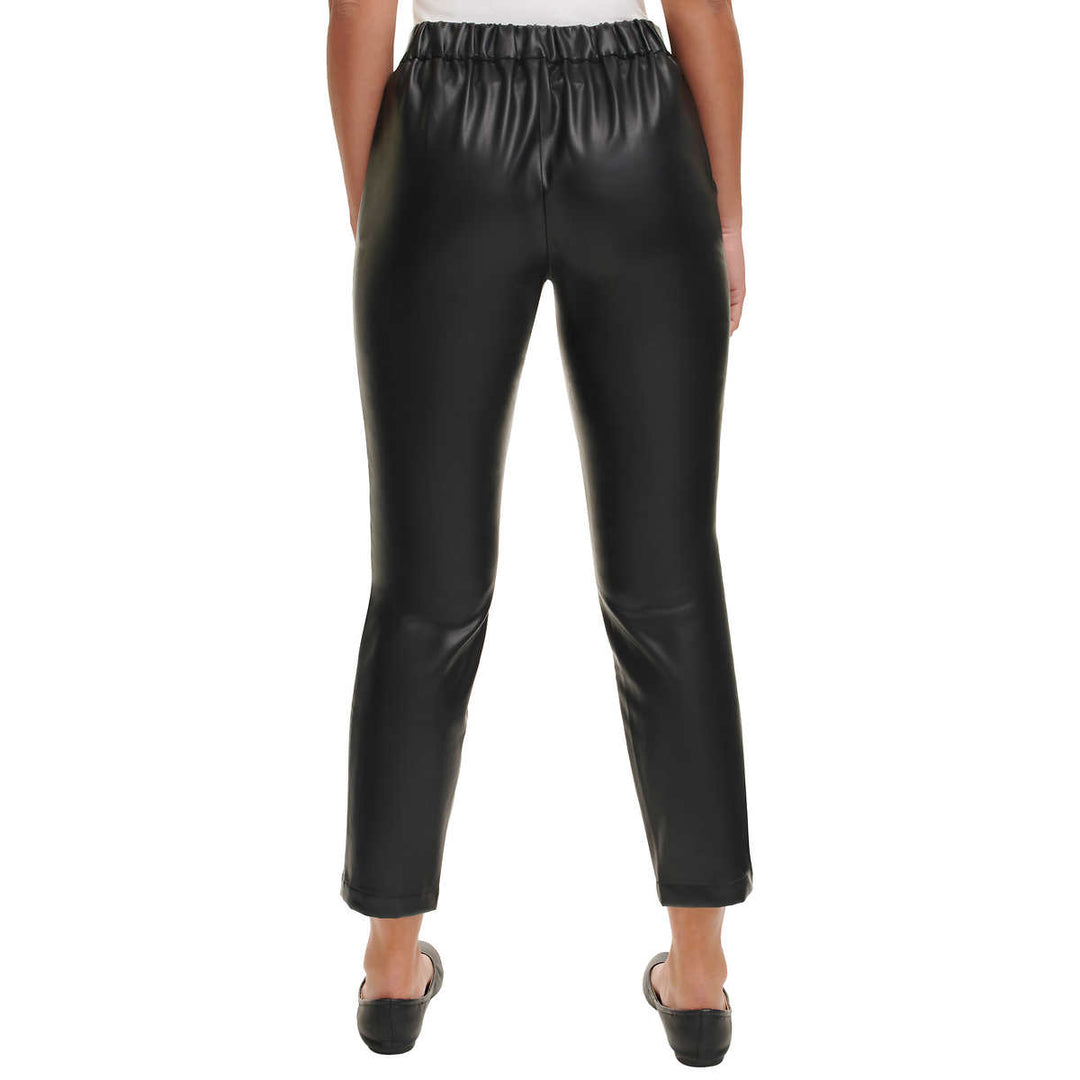 DKNY - Faux Leather Pants