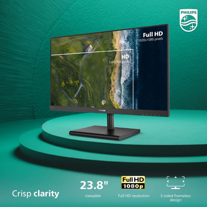 Philips - 1 x écrans d'ordinateur,  241E1S, 1920 x 1080, 4 ms, 75 Hz