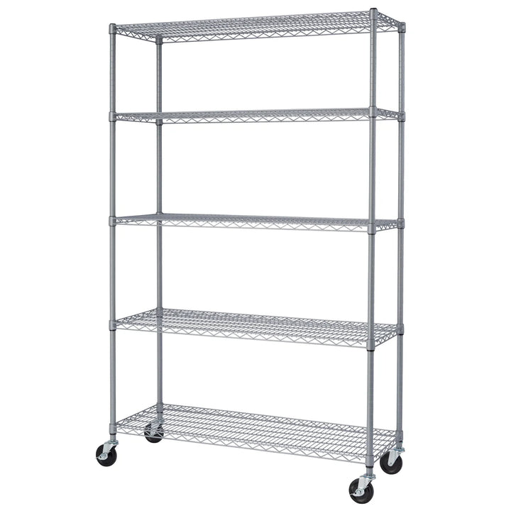 Trinity NSF Certified 5-Tier Outdoor Wire Shelving Rack