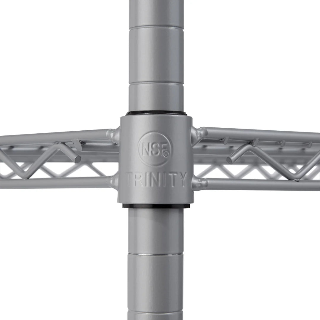 Trinity NSF Certified 5-Tier Outdoor Wire Shelving Rack