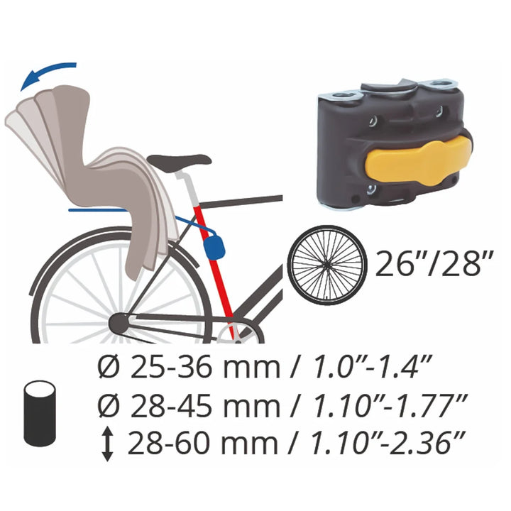 Bellelli - PEPE Standard Rear Child Bike Seat