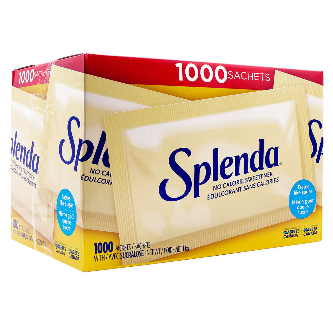 Splenda - Sachets d’édulcorant sans calorie, 1000 unités