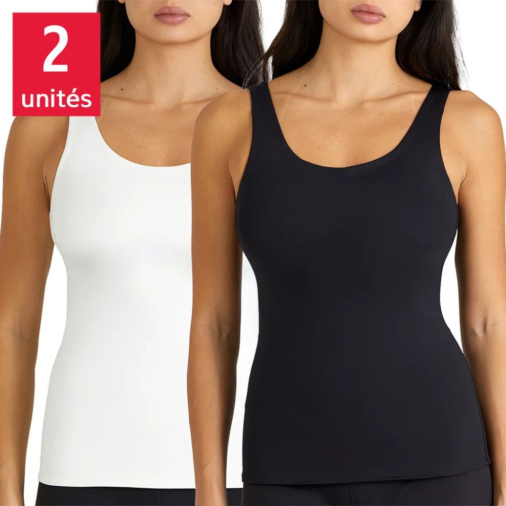Frank and Oak - Camisole galbante, paquet de 2