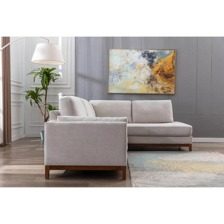 ZOY Home Furnishing - Sofas stationnaire sectionnel en deux pièces (modèle Monroe)